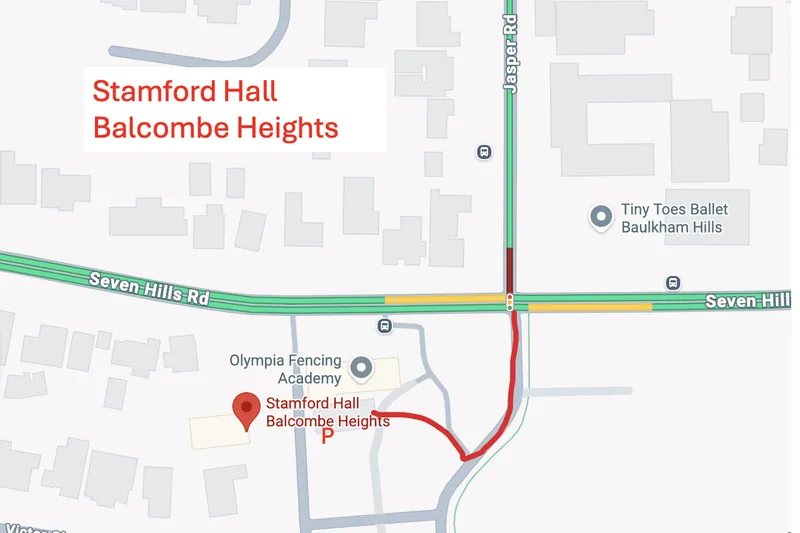 Map of the Baulkham Hills venue