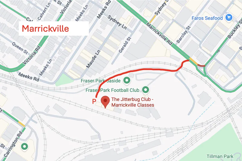 Map of the Marrickville venue